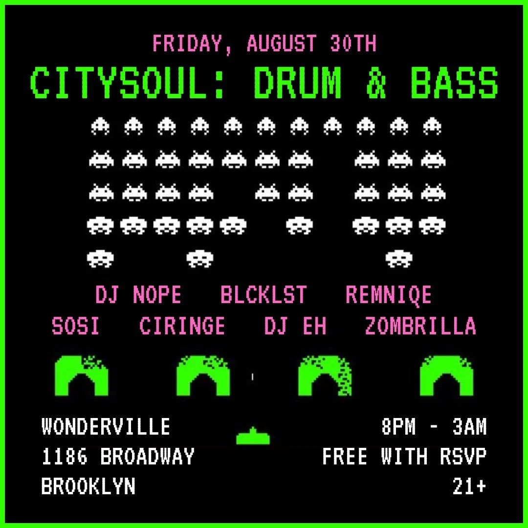 City Soul: Drum & Bass @ Wonderville — WONDERVILLE